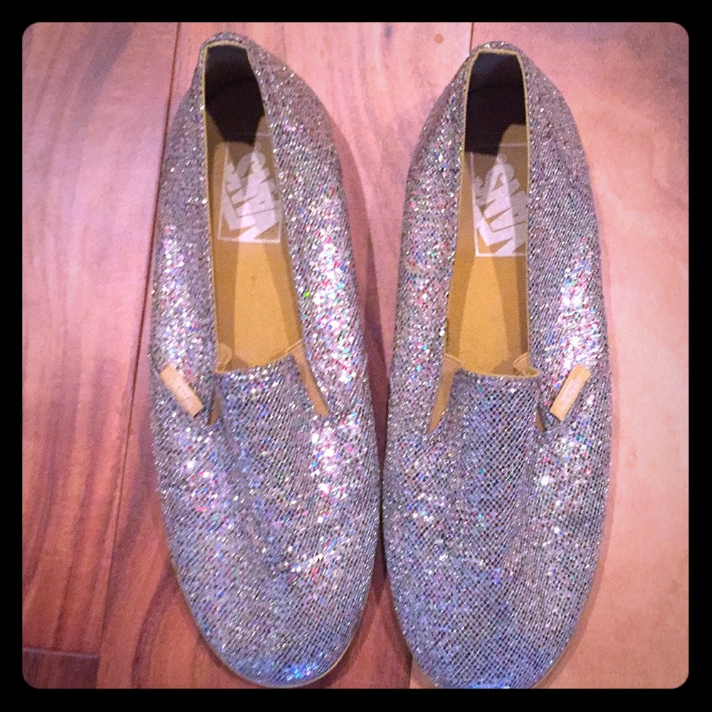 Sequined sneakers
